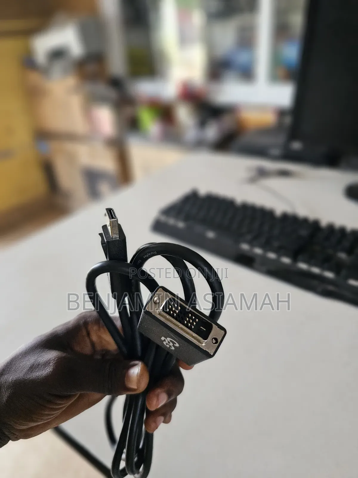 Dvi to Display Port Cable