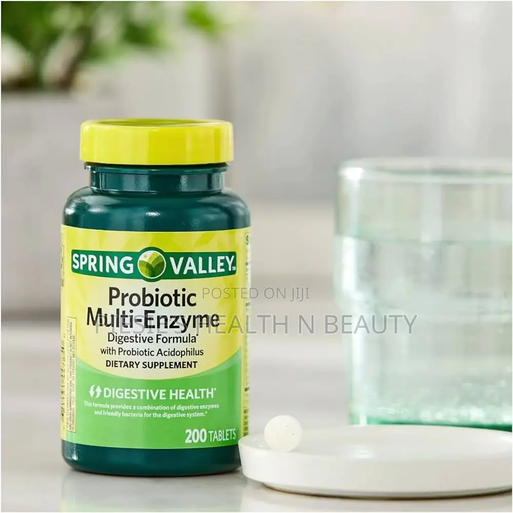 Spring Valley Probiotic Multi-Enzyme 200 Tablets