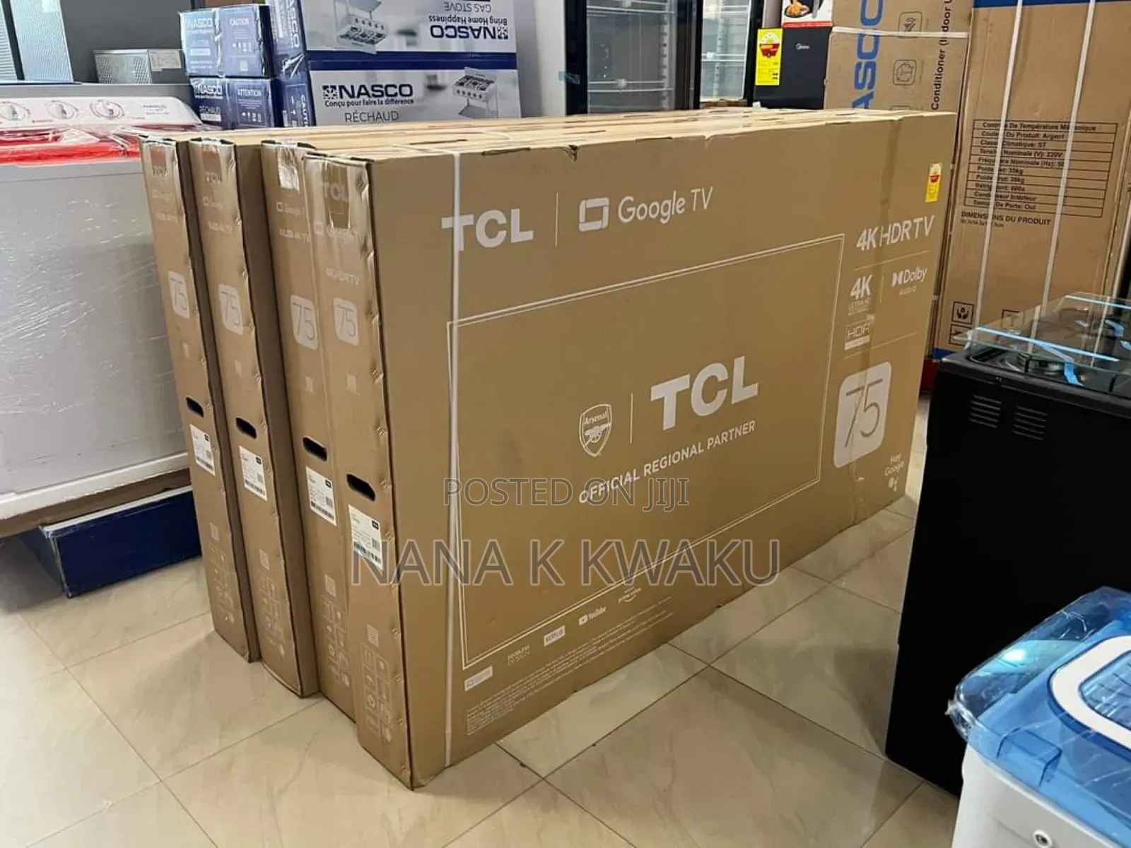 75inches_tcl Uhd Smart Android TV