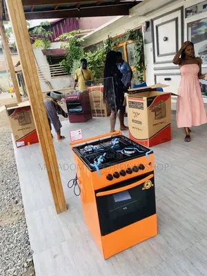 Well Design Volcano 50x50 Gas Oven 4 Burner(Orange).