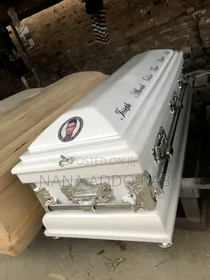 Very Cheap Casket and Coffin for Cool Price Coffe, All White