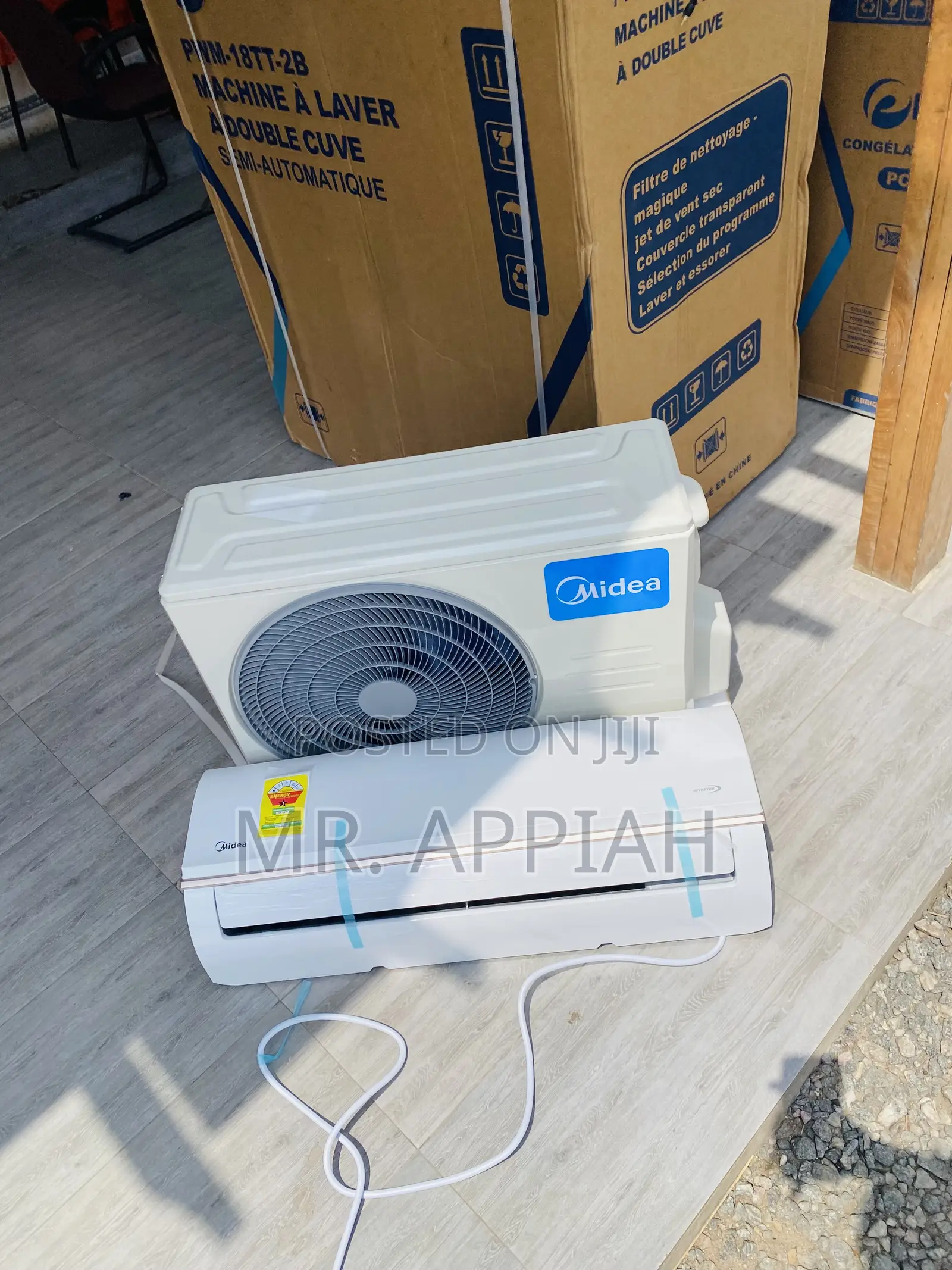 Fast Cooling 2.0hp Midea Split Type Inverter Ac(White).