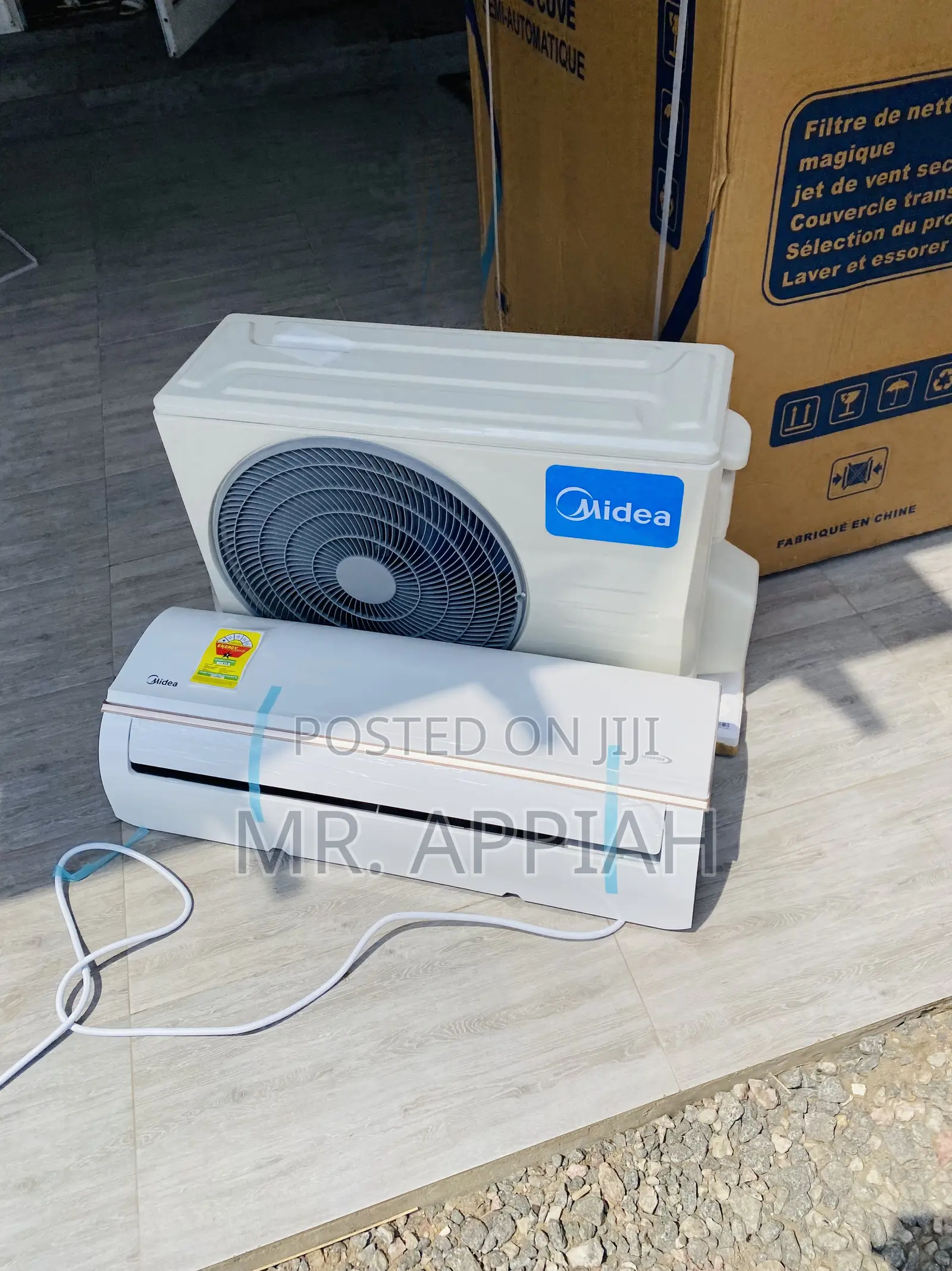 Quality Midea 2.0hp Inverter Split Air Conditioner(White).