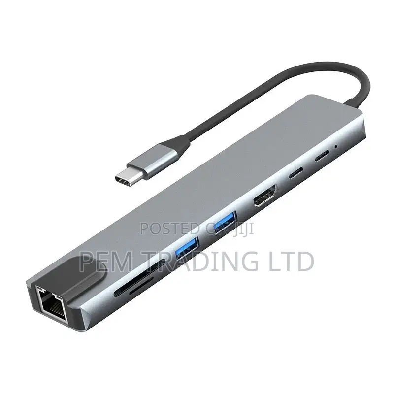 8 in 1 Type C Hub Adapter