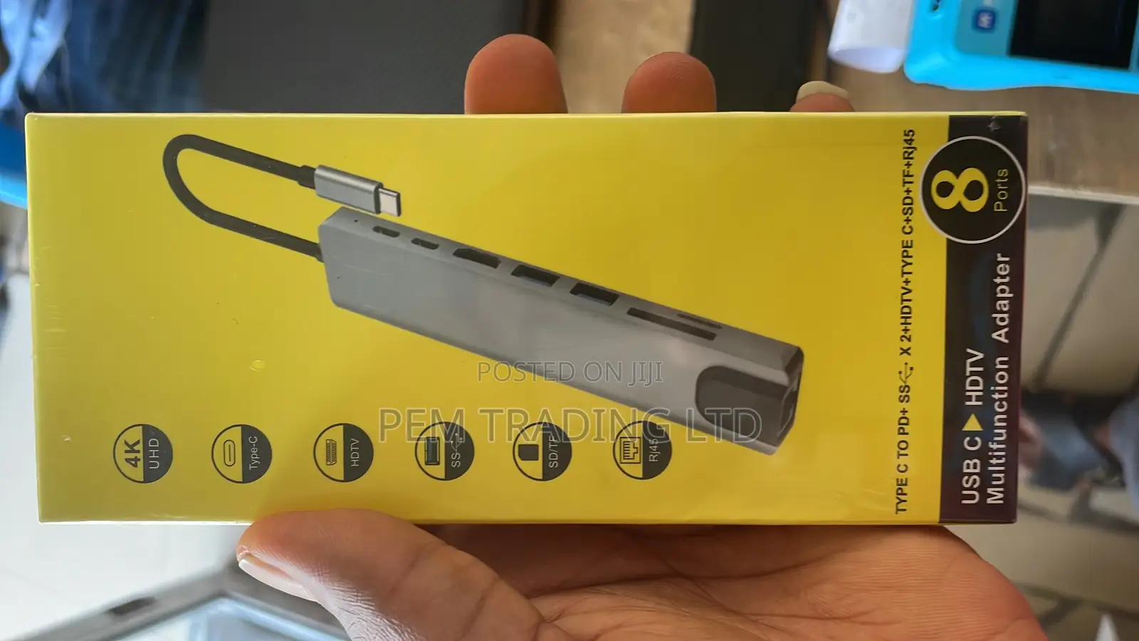 8 in 1 Type C Hub Adapter