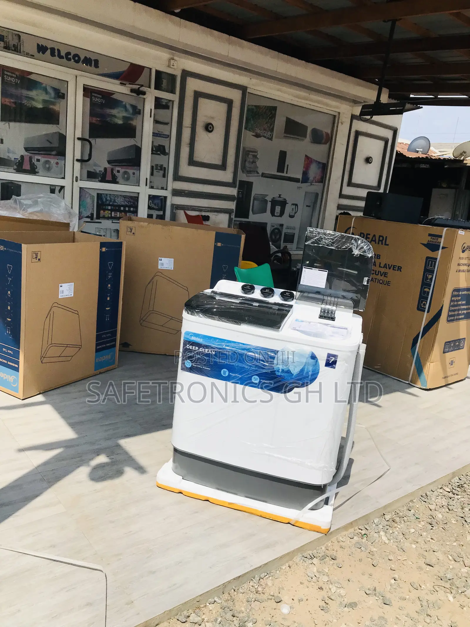 7kg Topload Semiautomatic Midea Durable Washingmachine 
