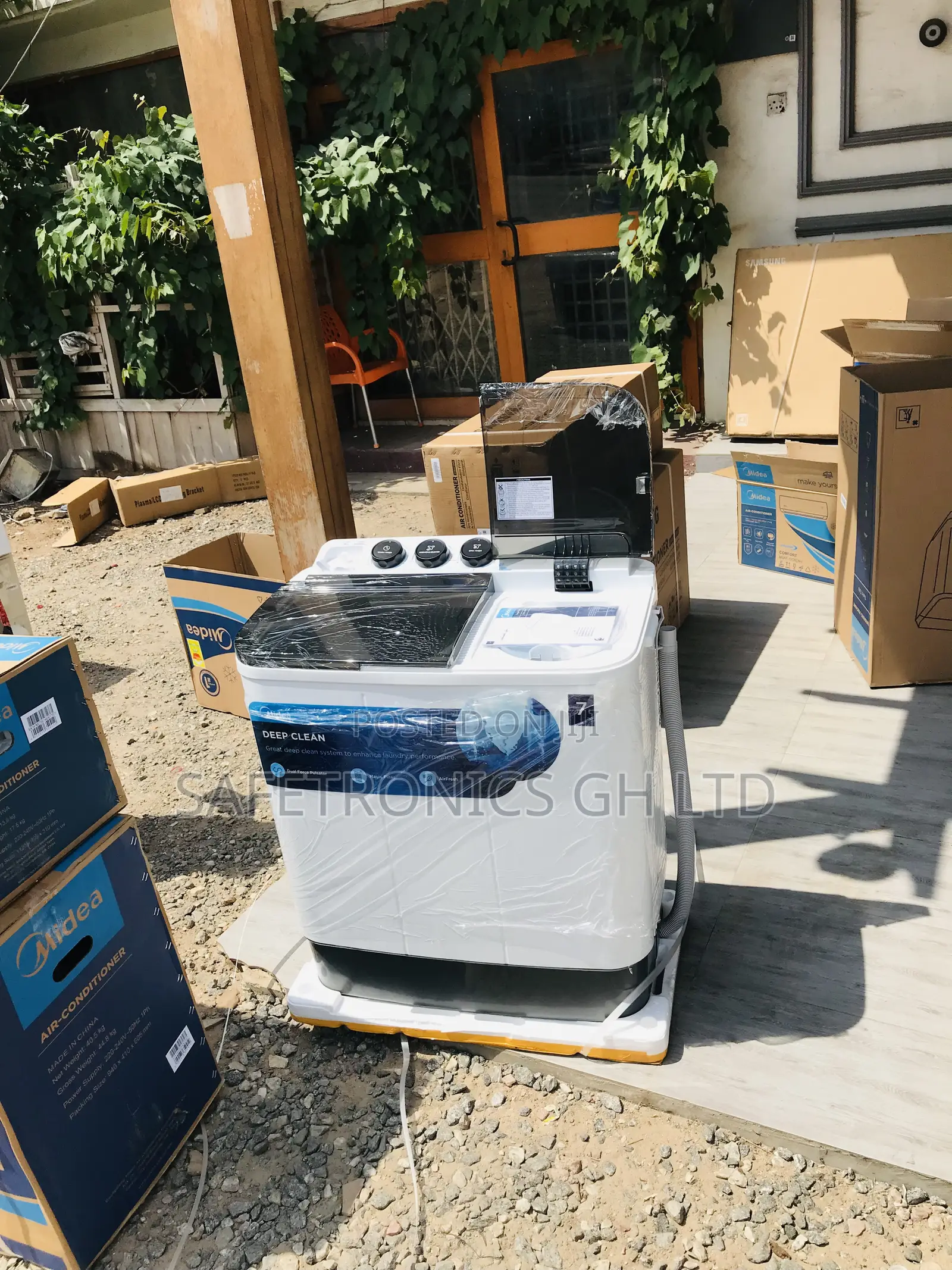 Original Midea Topload 7kg Semiautomatic Washingmachine 