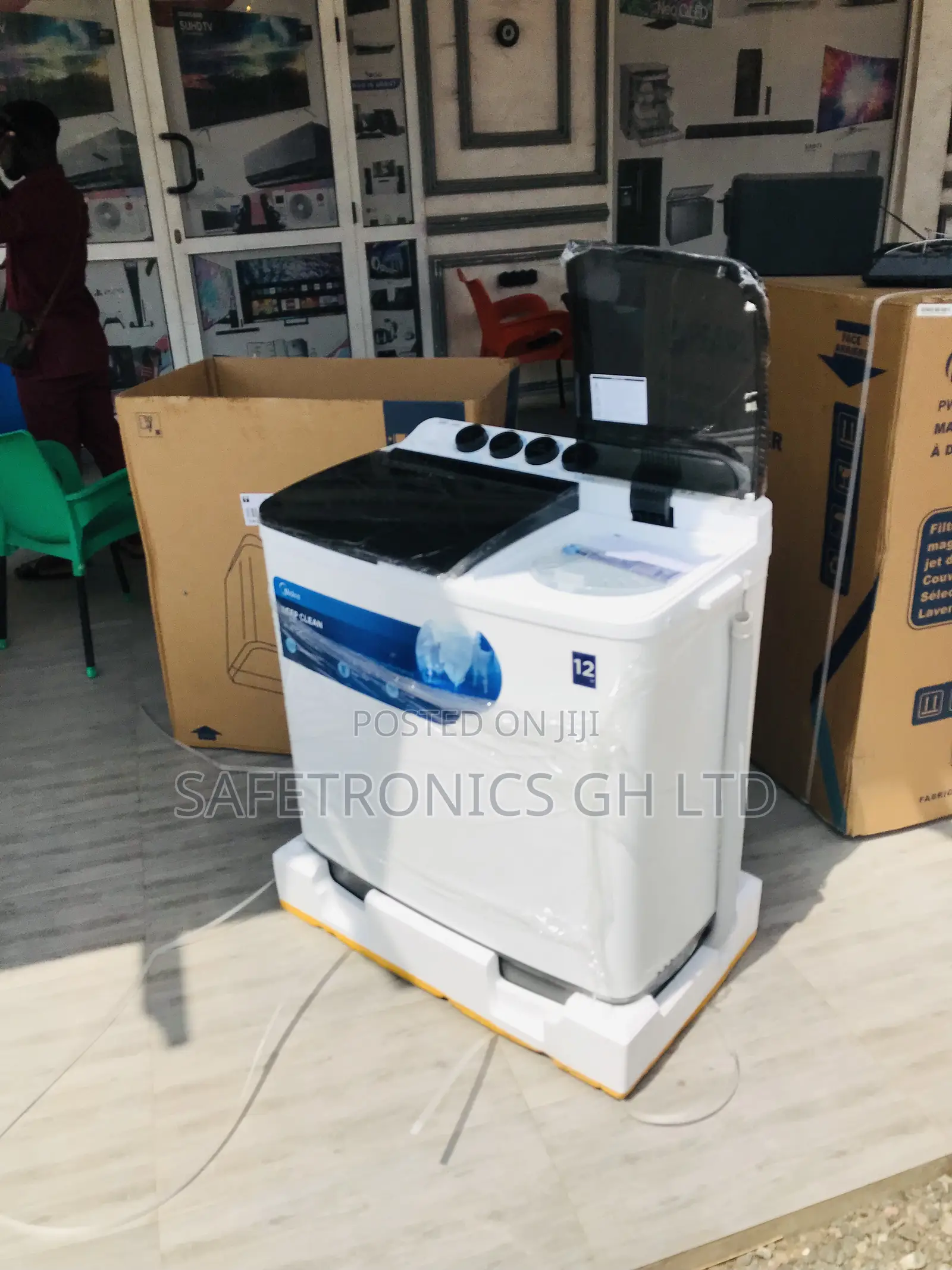 Sealed Midea Topload Semiautomatic 12kg Washingmachine 