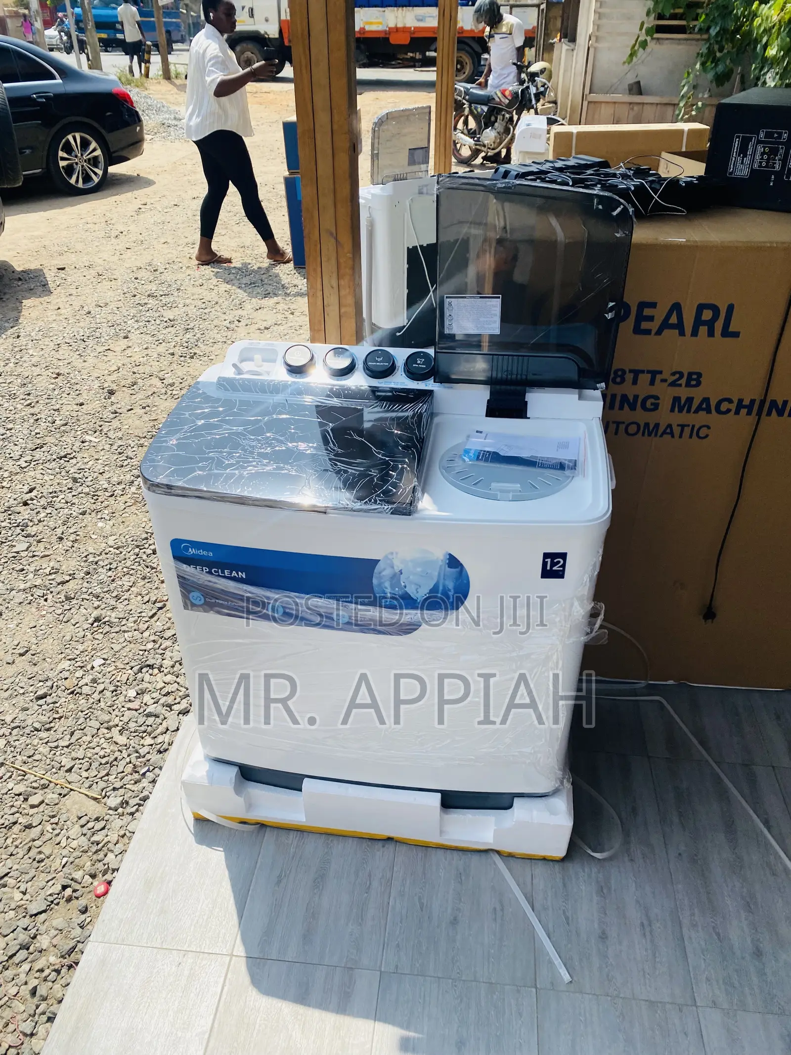 Original Midea 12kg Twin Tub Electric Washing Machine.