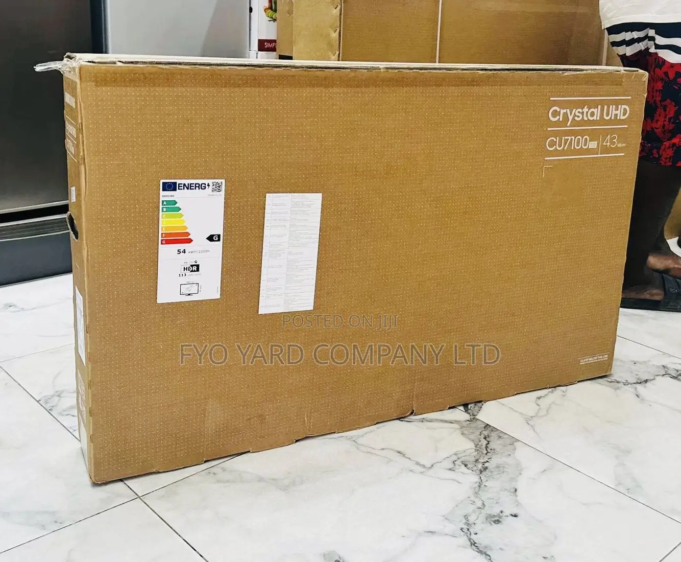 43 Inch Samsung Highest Crystal UHD Smart TV