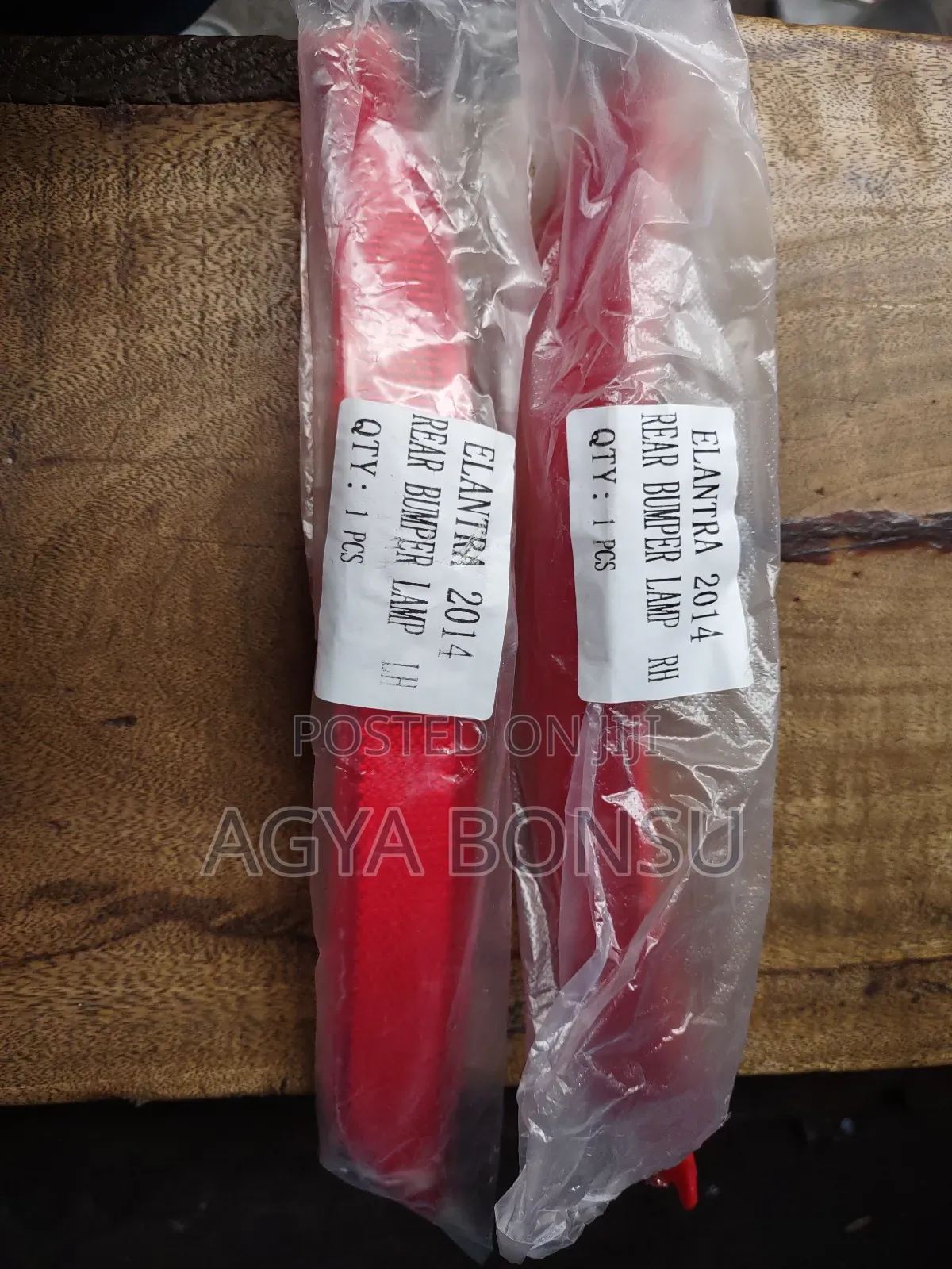 2014 15 2016 Hyundai Elantra Bumper Reflector Light Pair