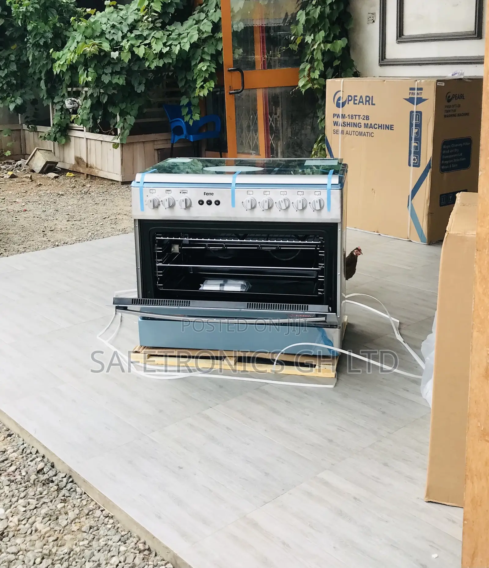 Authentic 60x90 Oven With Grill Ferre 5 Gas Cooker 