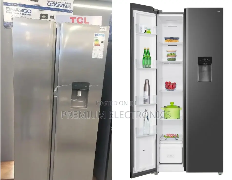 TCL Delivered Right to Your Home 608L Side-by-Side Fridge