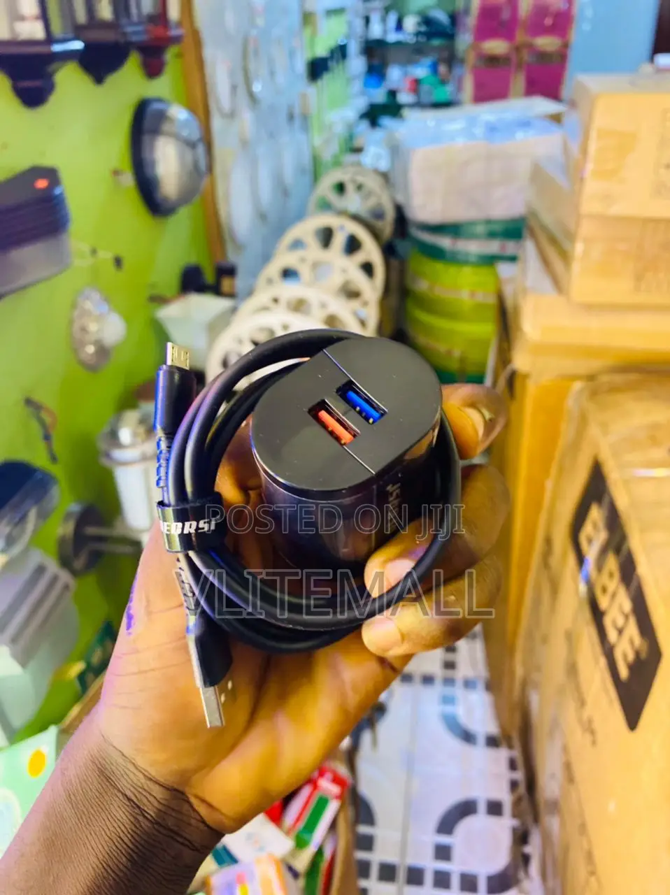 Recrsi Fast 2 USB Port Charger(Ch-307f)