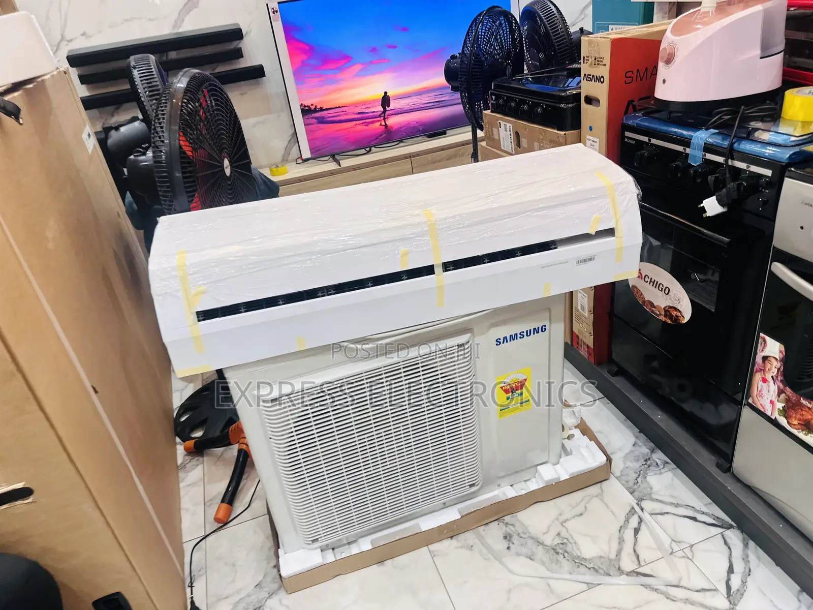 Super Cooling Airflow Split R410 Gas Samsung 1.5hp Split