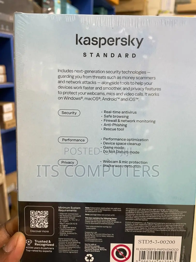 Kaspersky Standard 5 User Anti-Virus