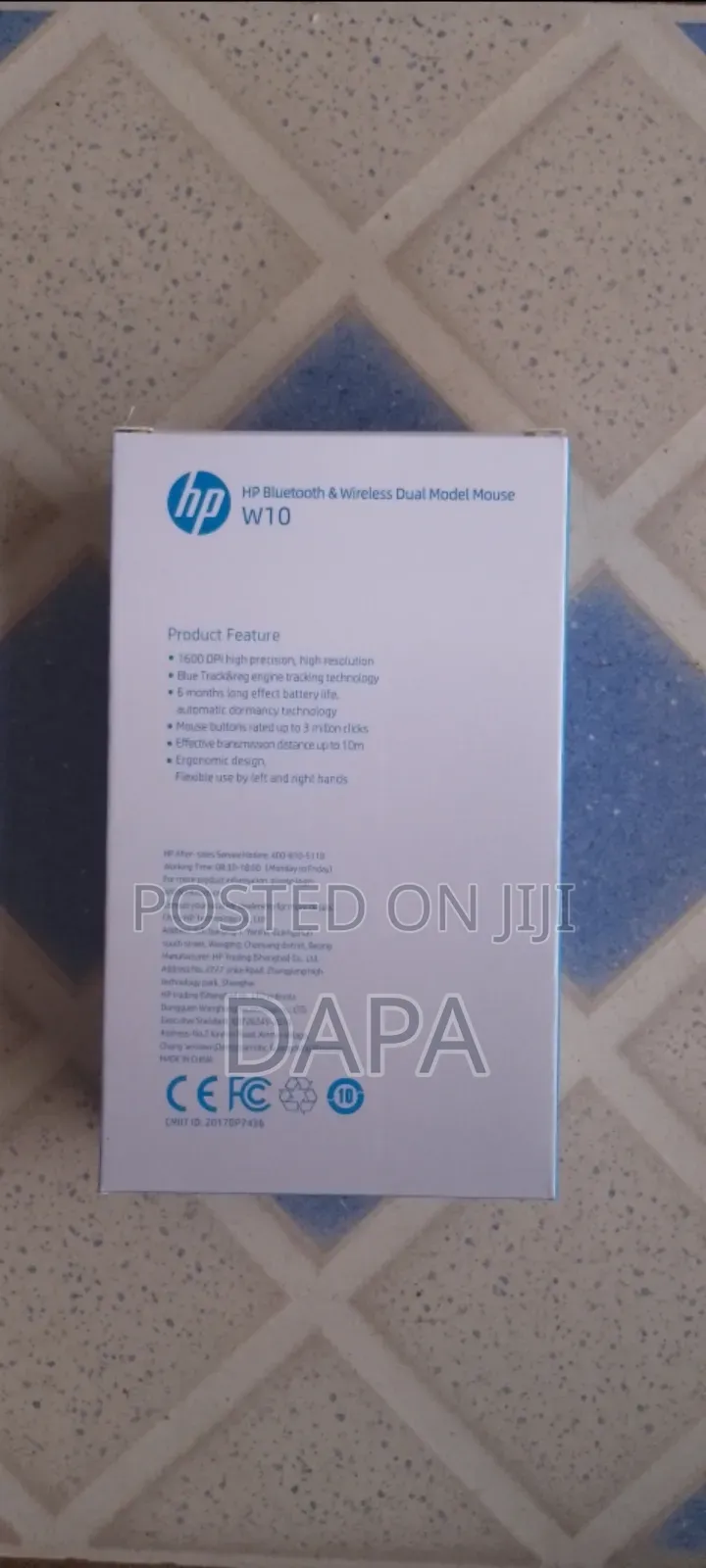 HP RGB Wireless Optical Usb-Recheable Mouse