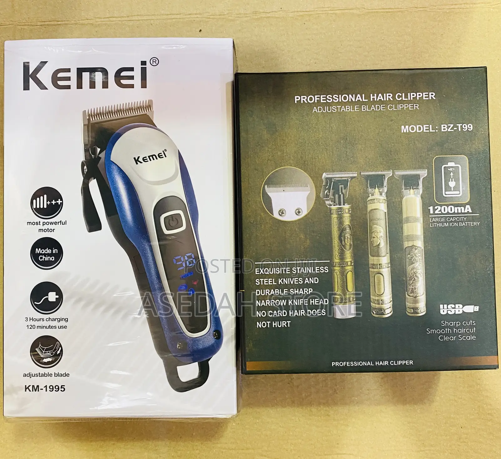 2 in 1 Kemei Professional Rechargeable Clipper