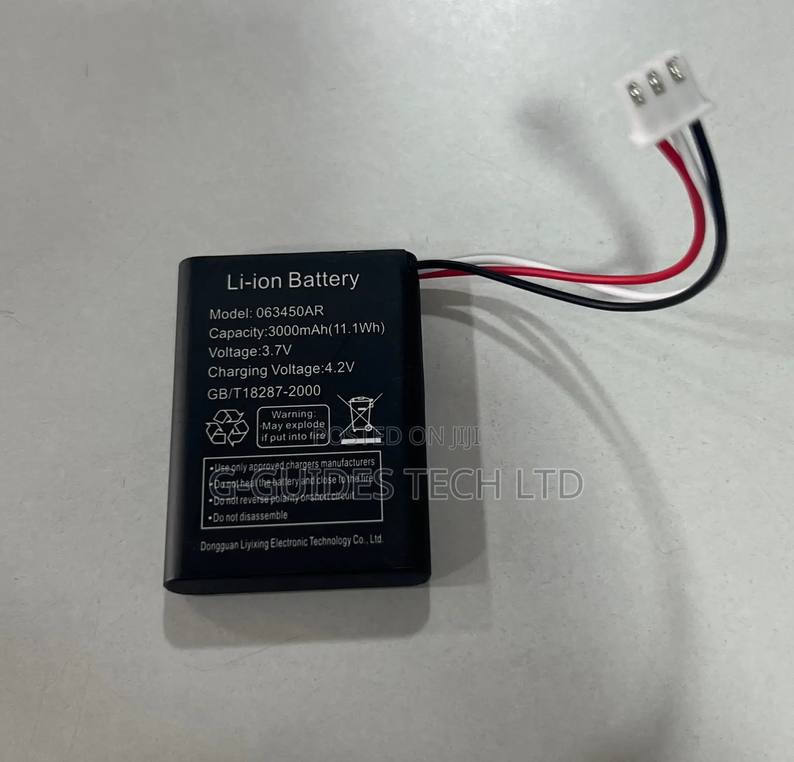 3.7V 3000mah Rechargeable Li-Ion Battery, 3.7V 3000mah