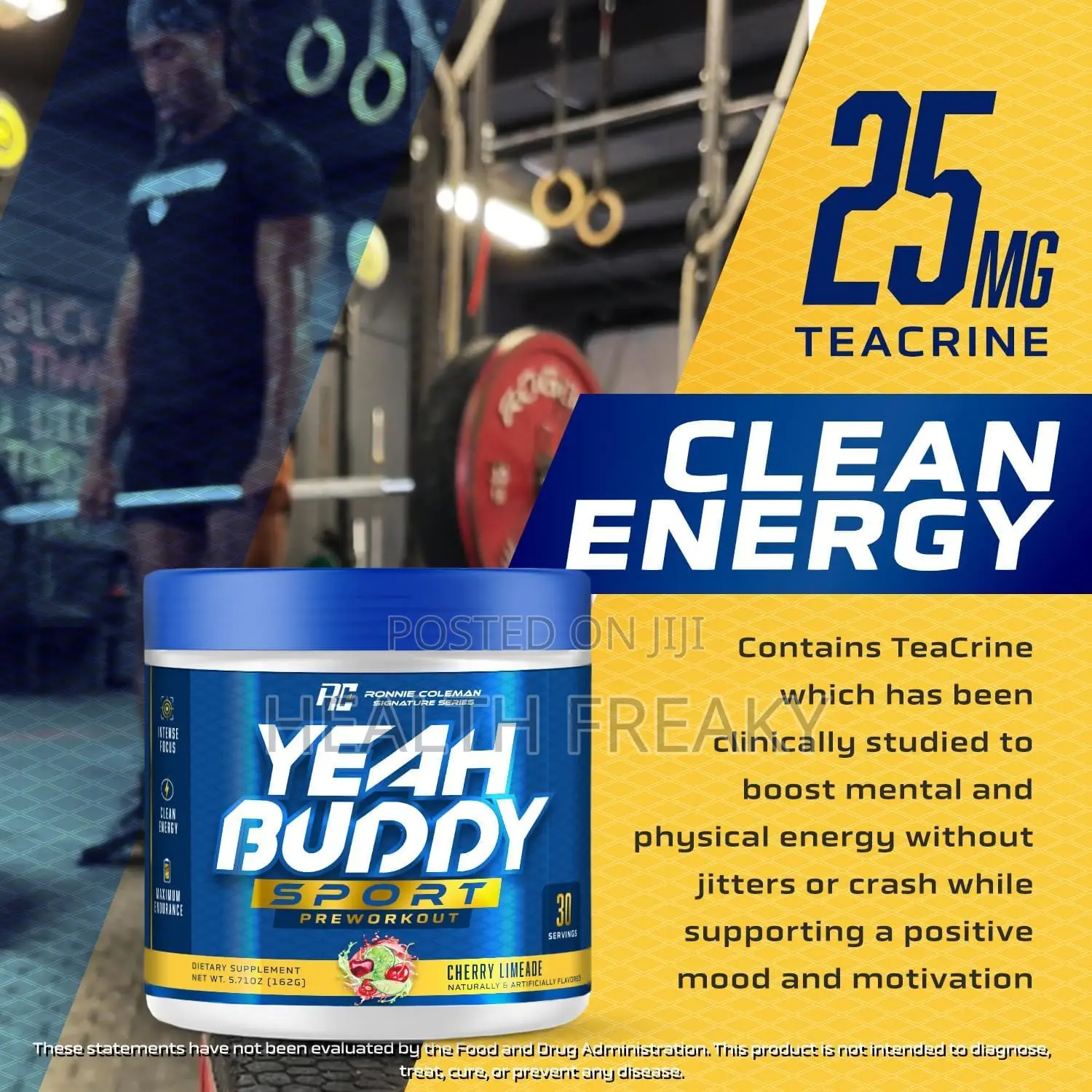 Yeah Buddy Sport Preworkout Powder Energy Endurance Focus