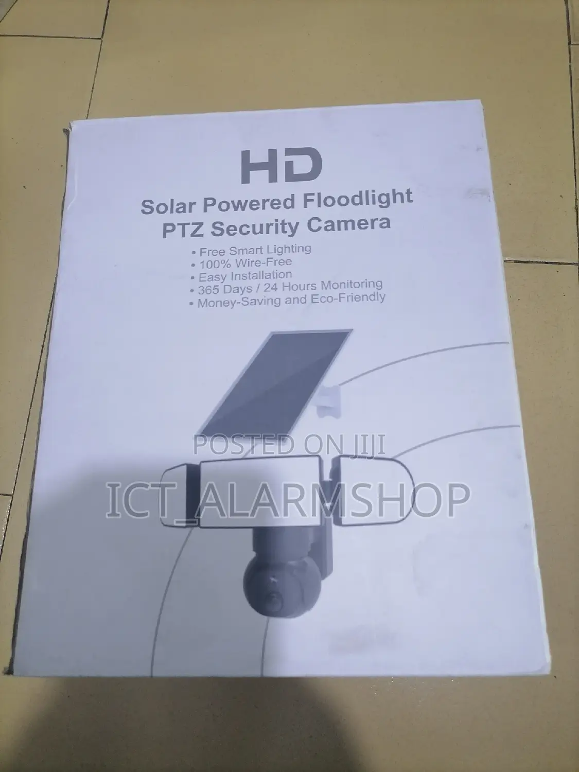 Solar Floodlight Pir Survaillance