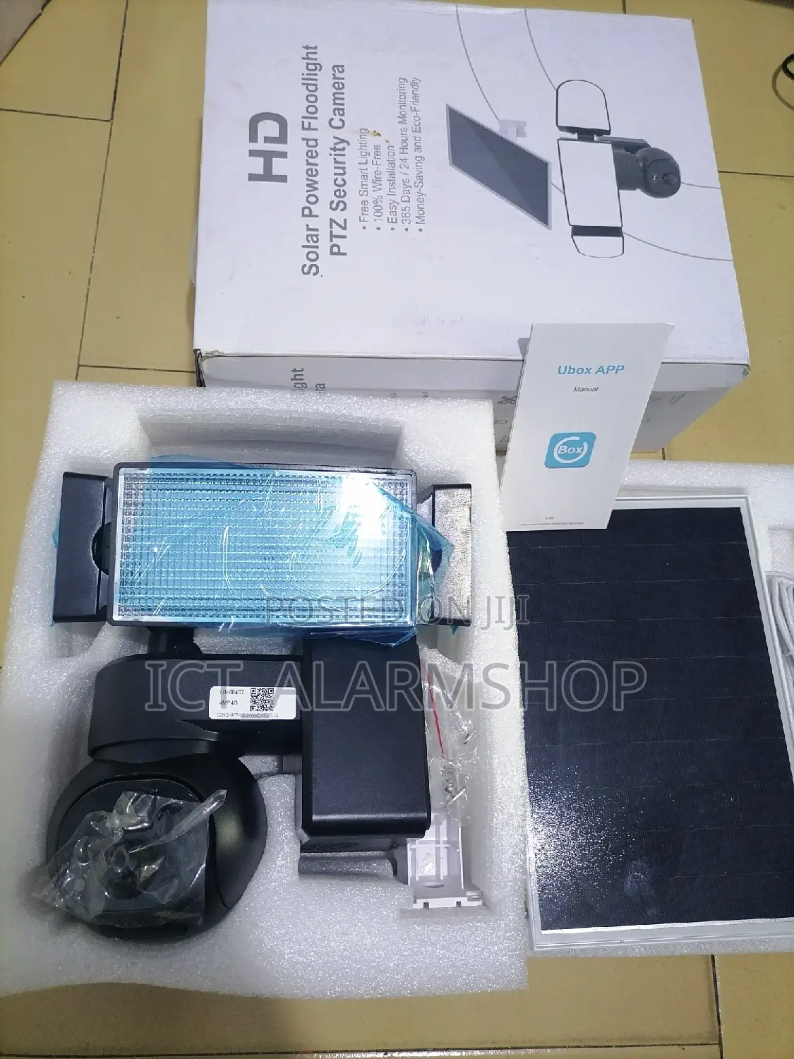 Solar Floodlight Pir Survaillance