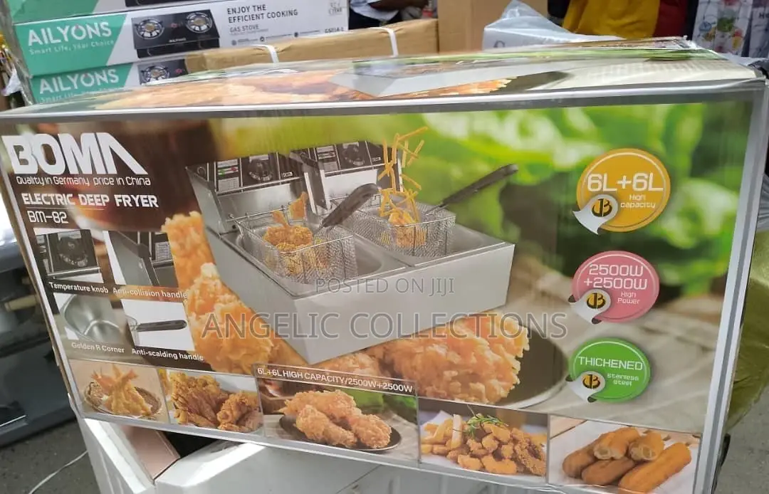 Double Electric Deep Fryer (6+6) 12L
