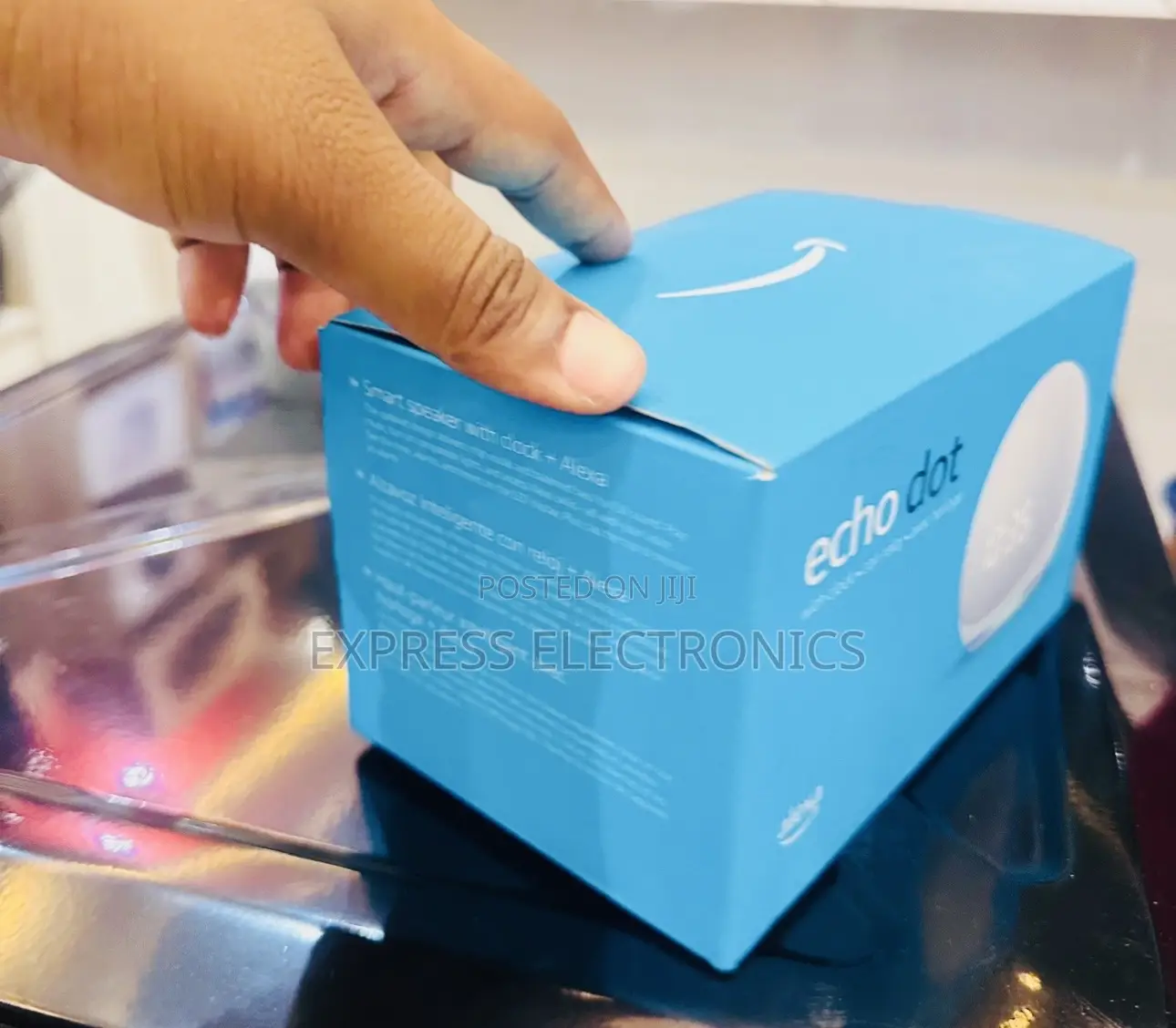 Wireless Bluetooth Speaker Ecodot With Clock
