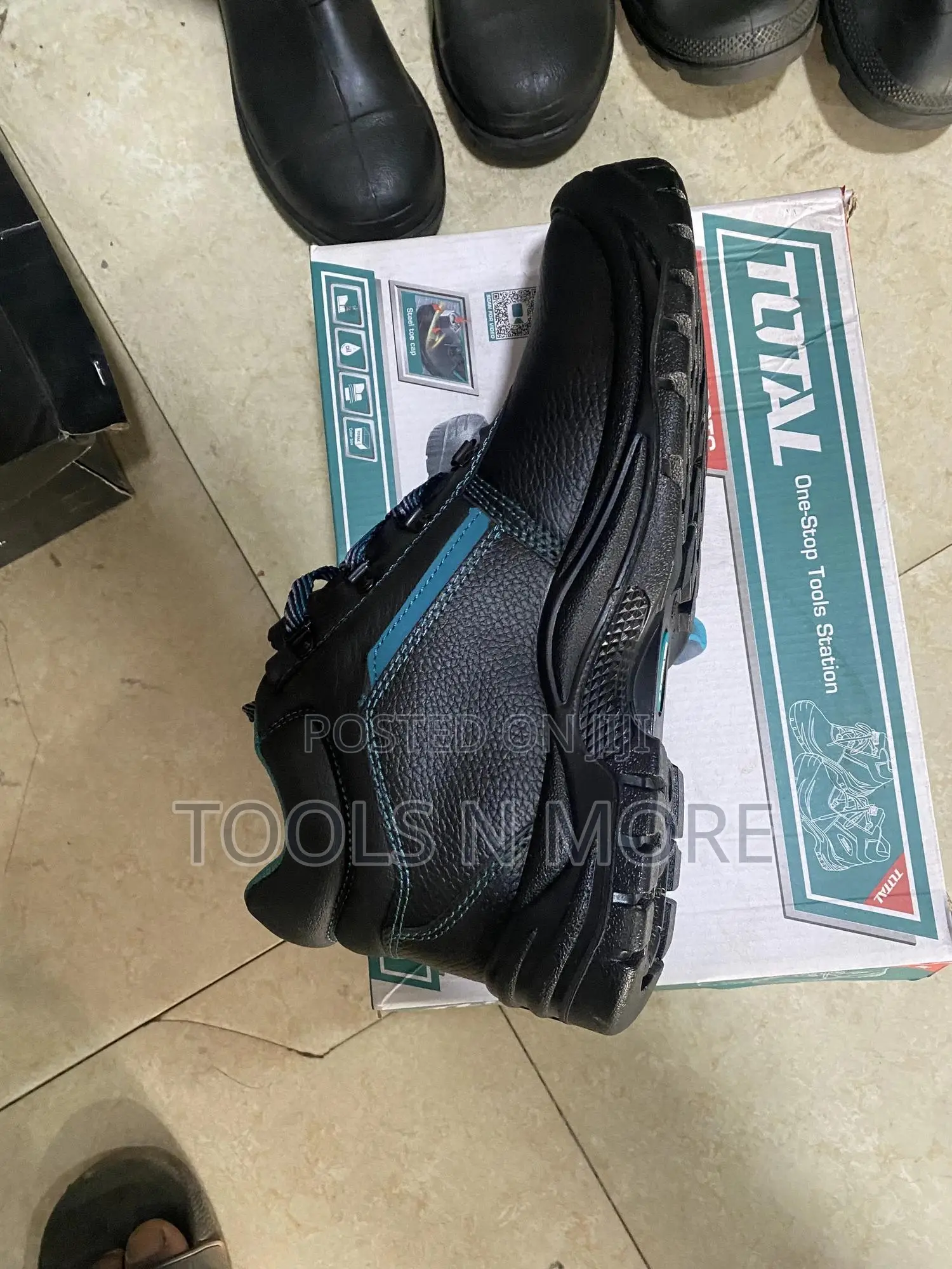 Total Leather Safety Boot