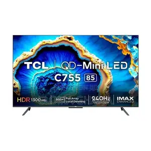 TCL 85 Inch Ultra HD Smart Qd-Mini LED Google TV - 85C75