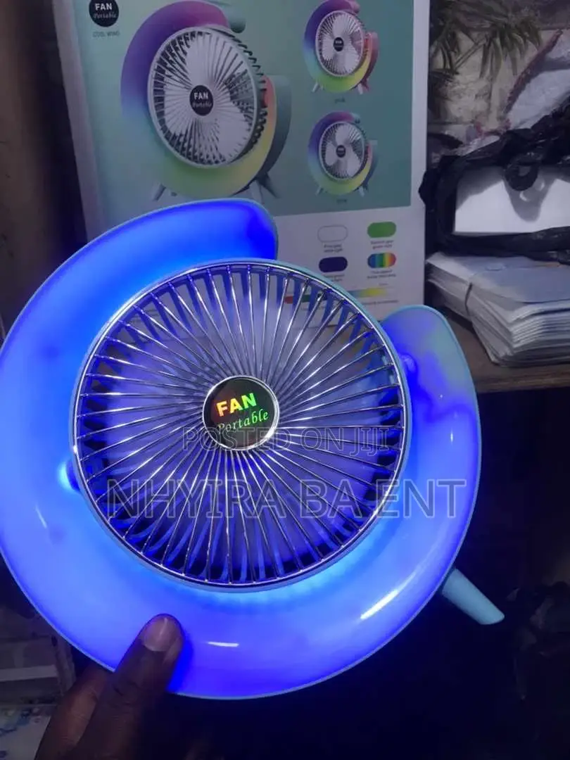 Mini Rechargeable Fan and Remote Control