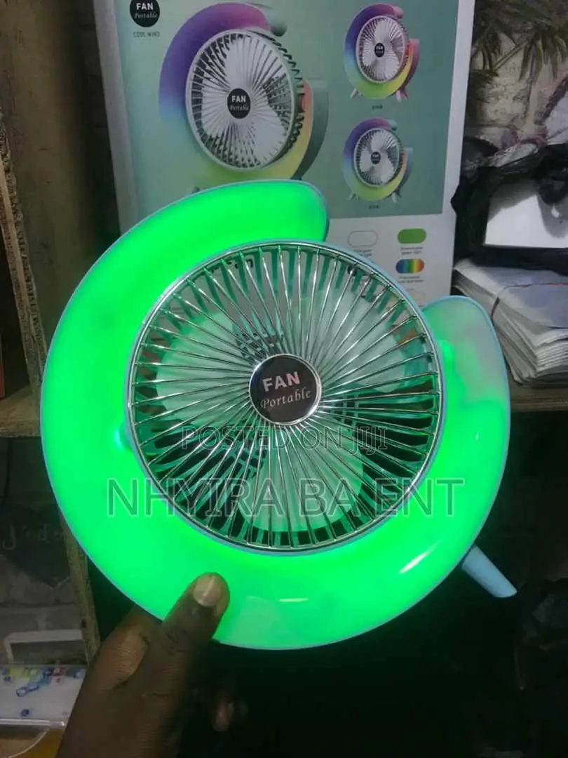 Mini Rechargeable Fan and Remote Control