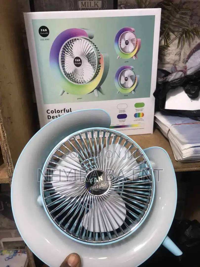 Mini Rechargeable Fan and Remote Control