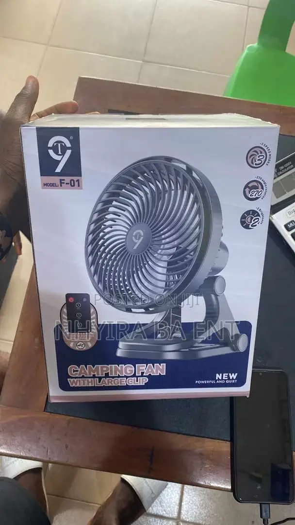 Mini Rechargeable Fan and Remote Control
