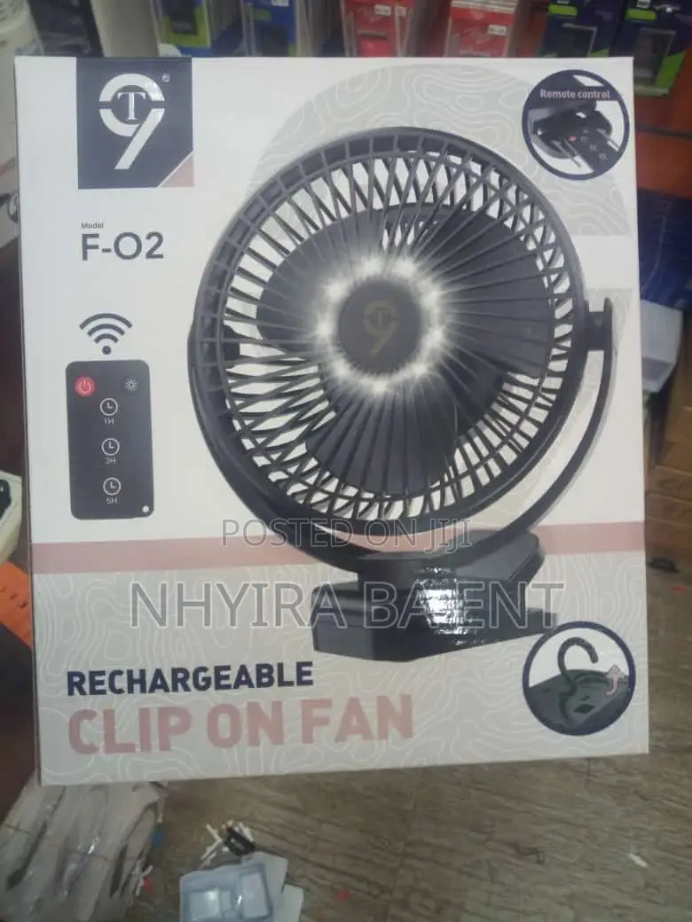 Mini Rechargeable Fan and Remote Control