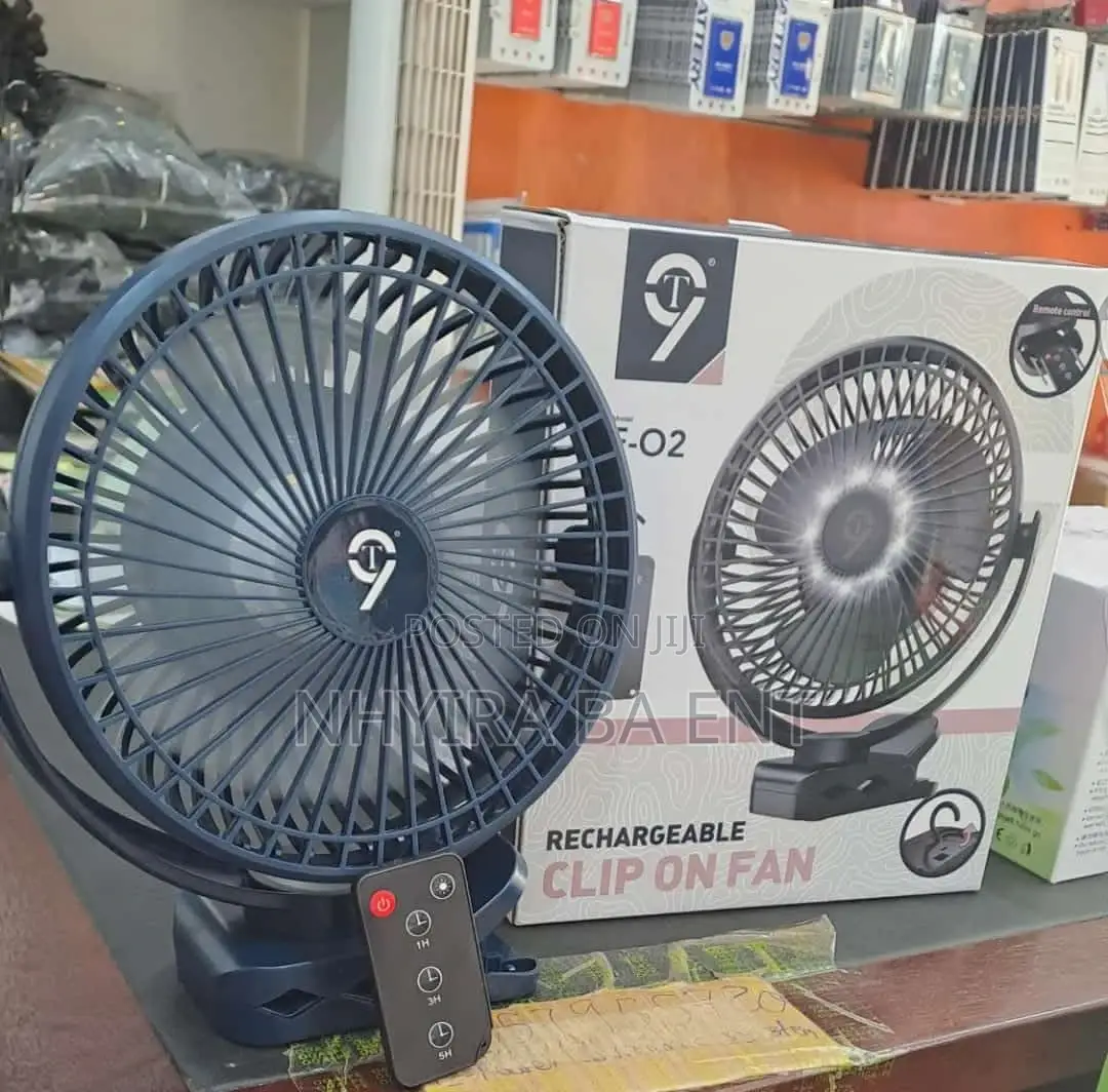 Mini Rechargeable Fan and Remote Control