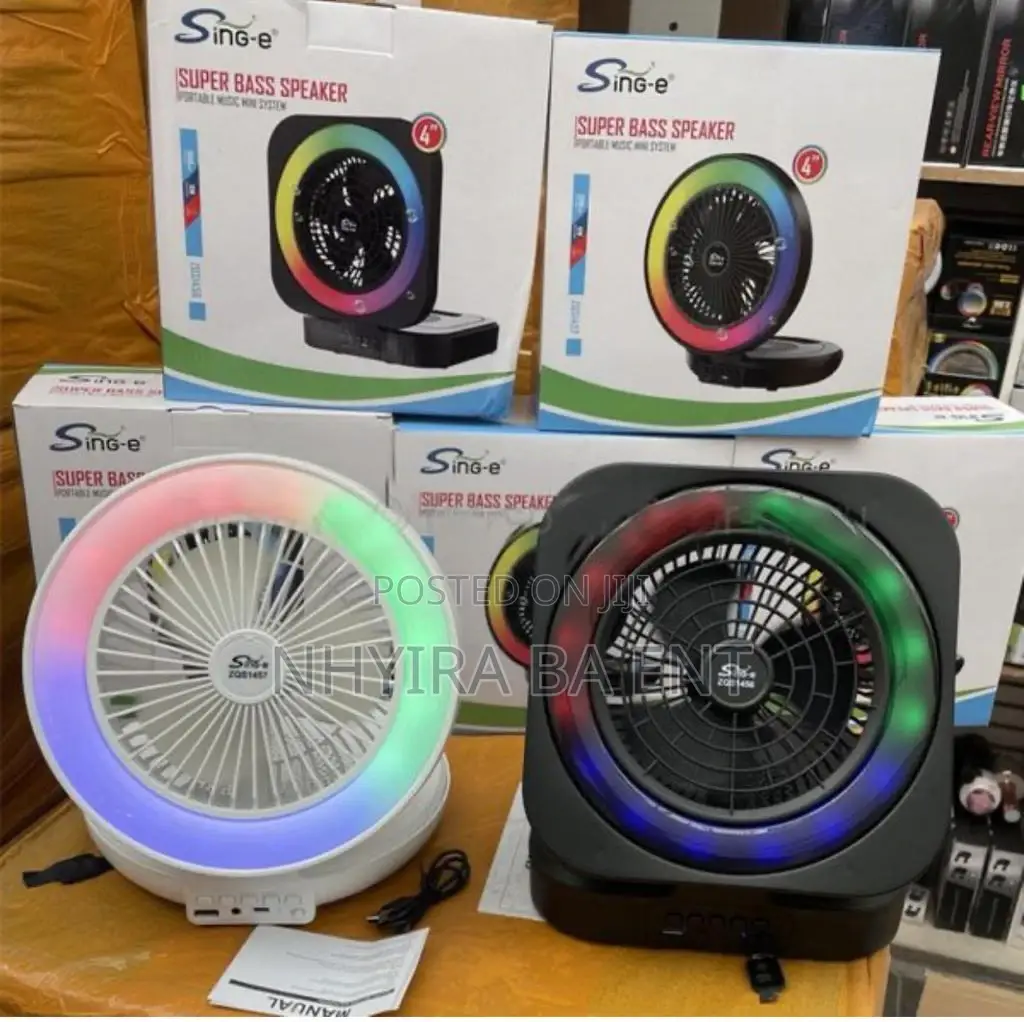 Mini Rechargeable Fan and Remote Control