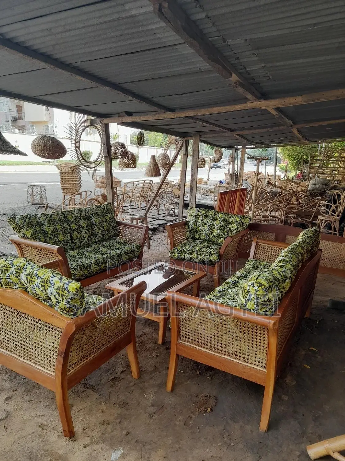 Mr Donkor Cane Chair Set