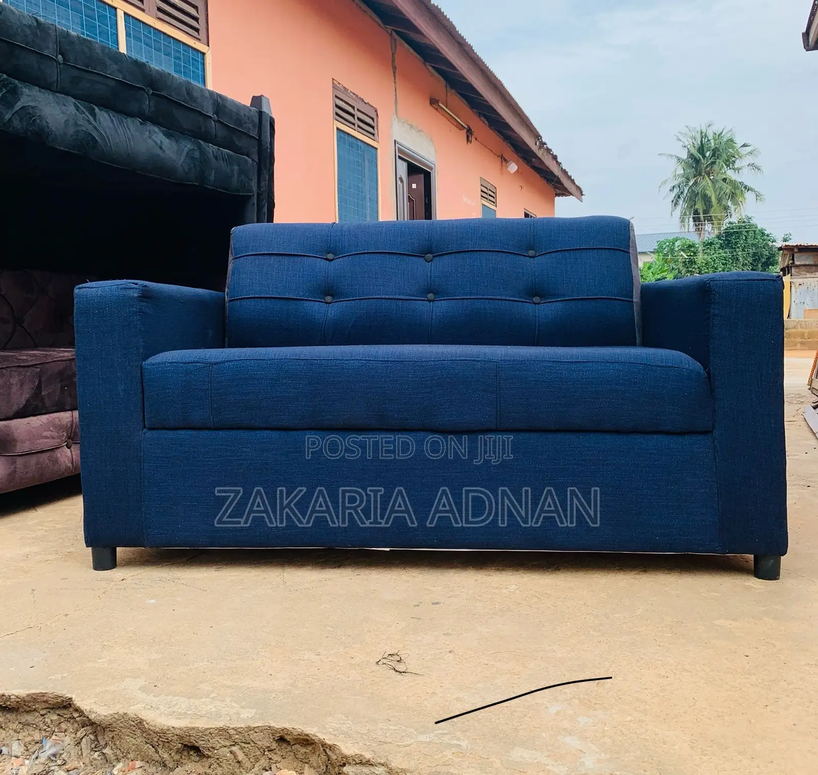 Comfortable 2in1 Sofa Blue