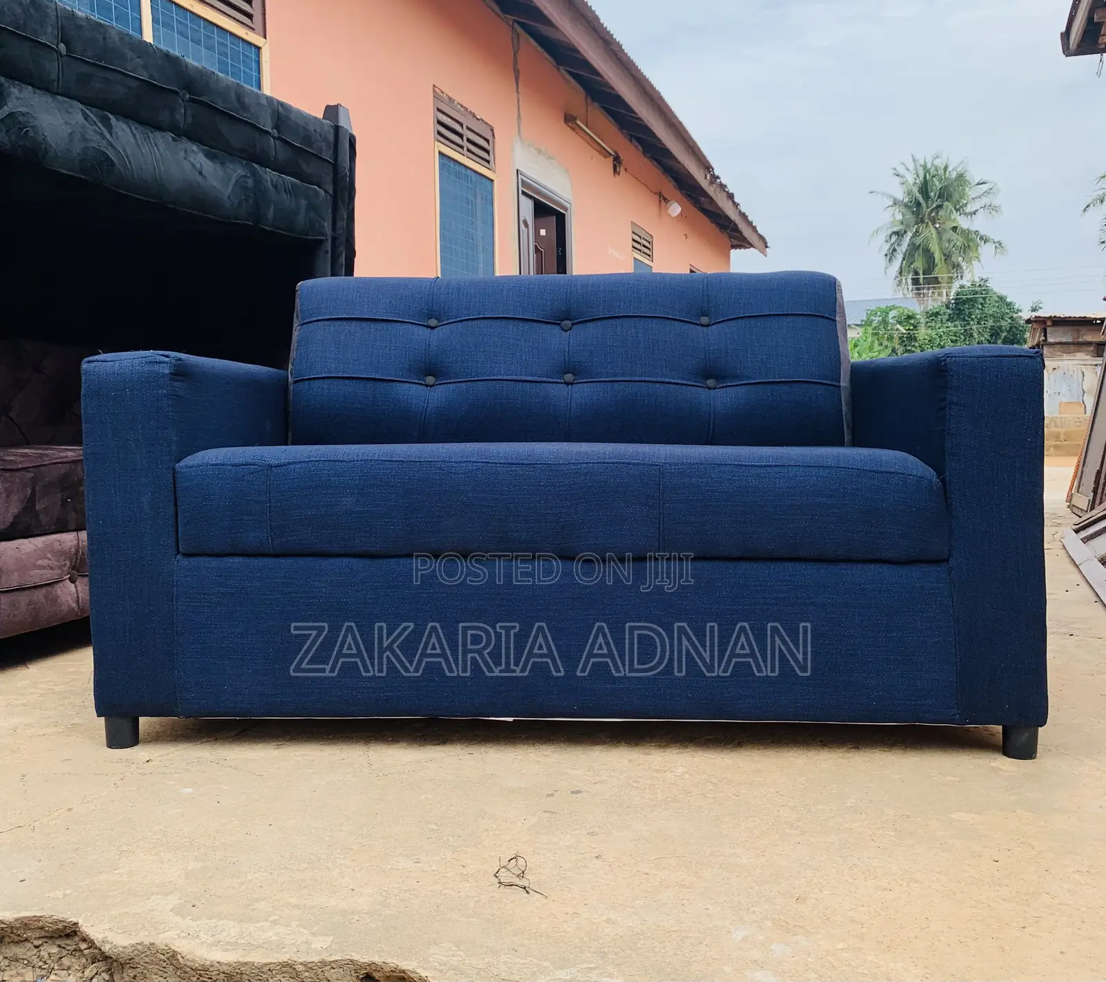 Comfortable 2in1 Sofa Blue