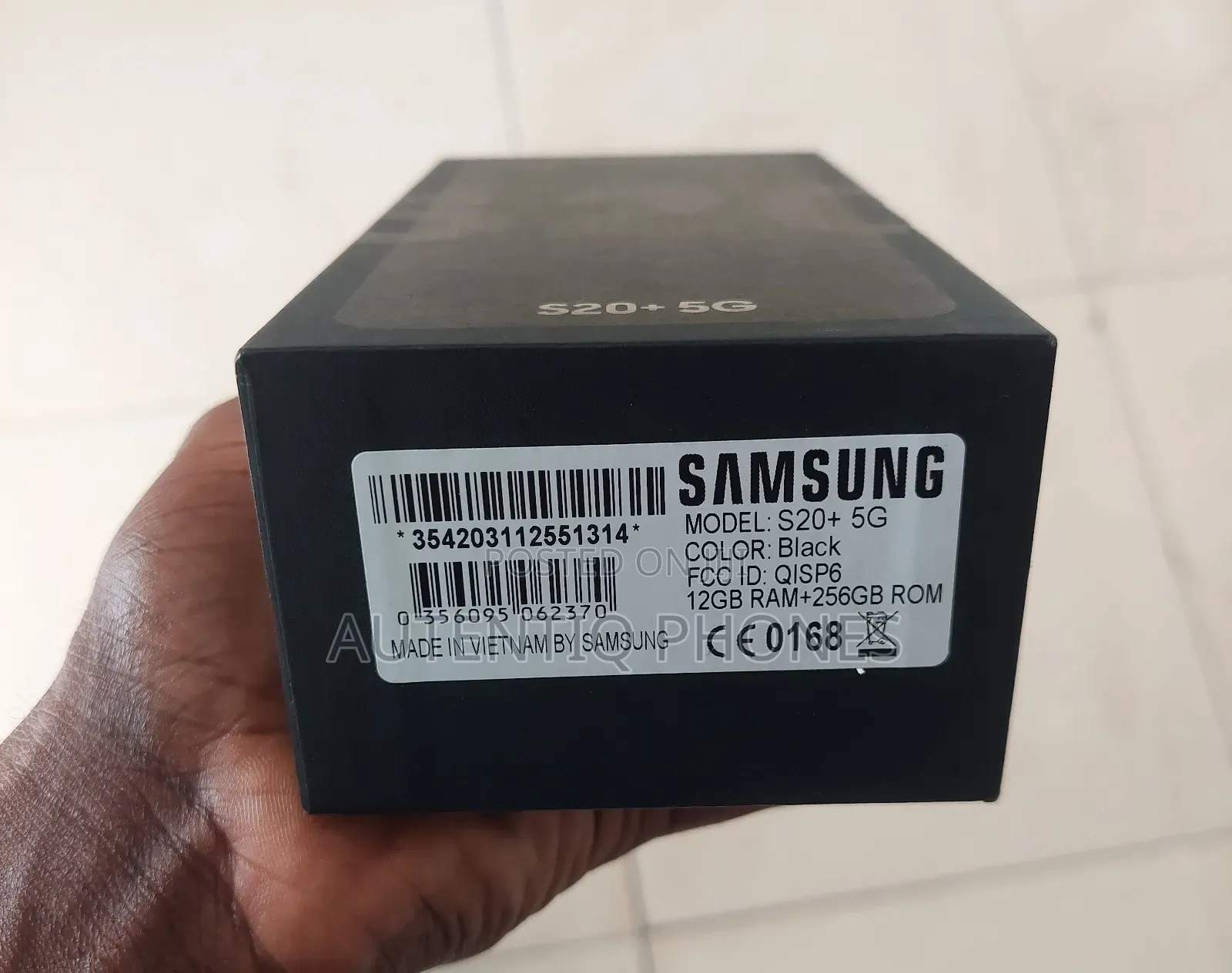New Samsung Galaxy S20+ 5G 256 GB Black