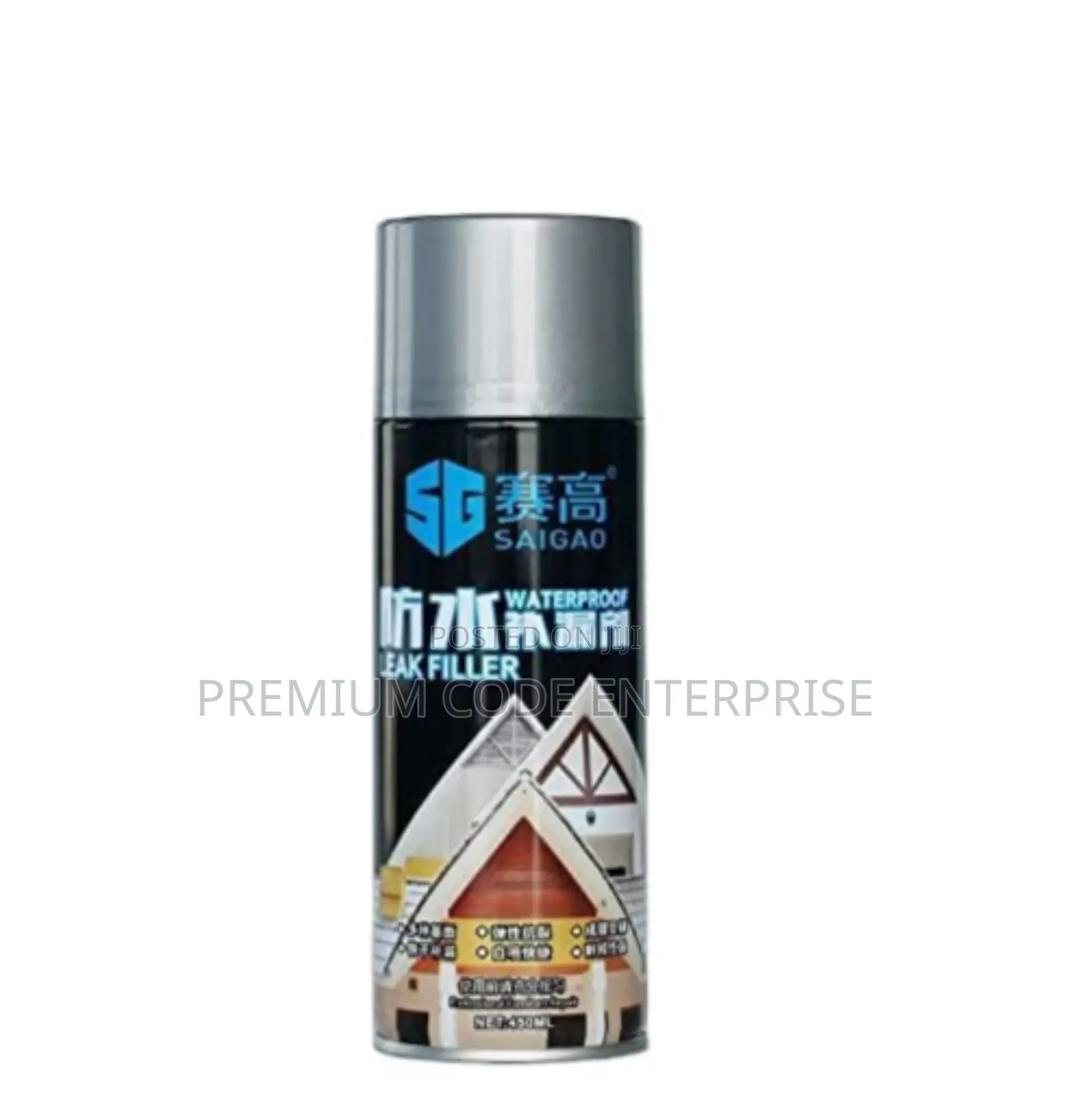 Sealant Spray, Leaksealer, 450ml -Black/Gray/White