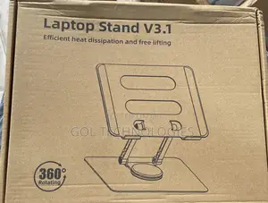 Adjustable Laptop Stand 360 Rotating Ergonimic Foldable
