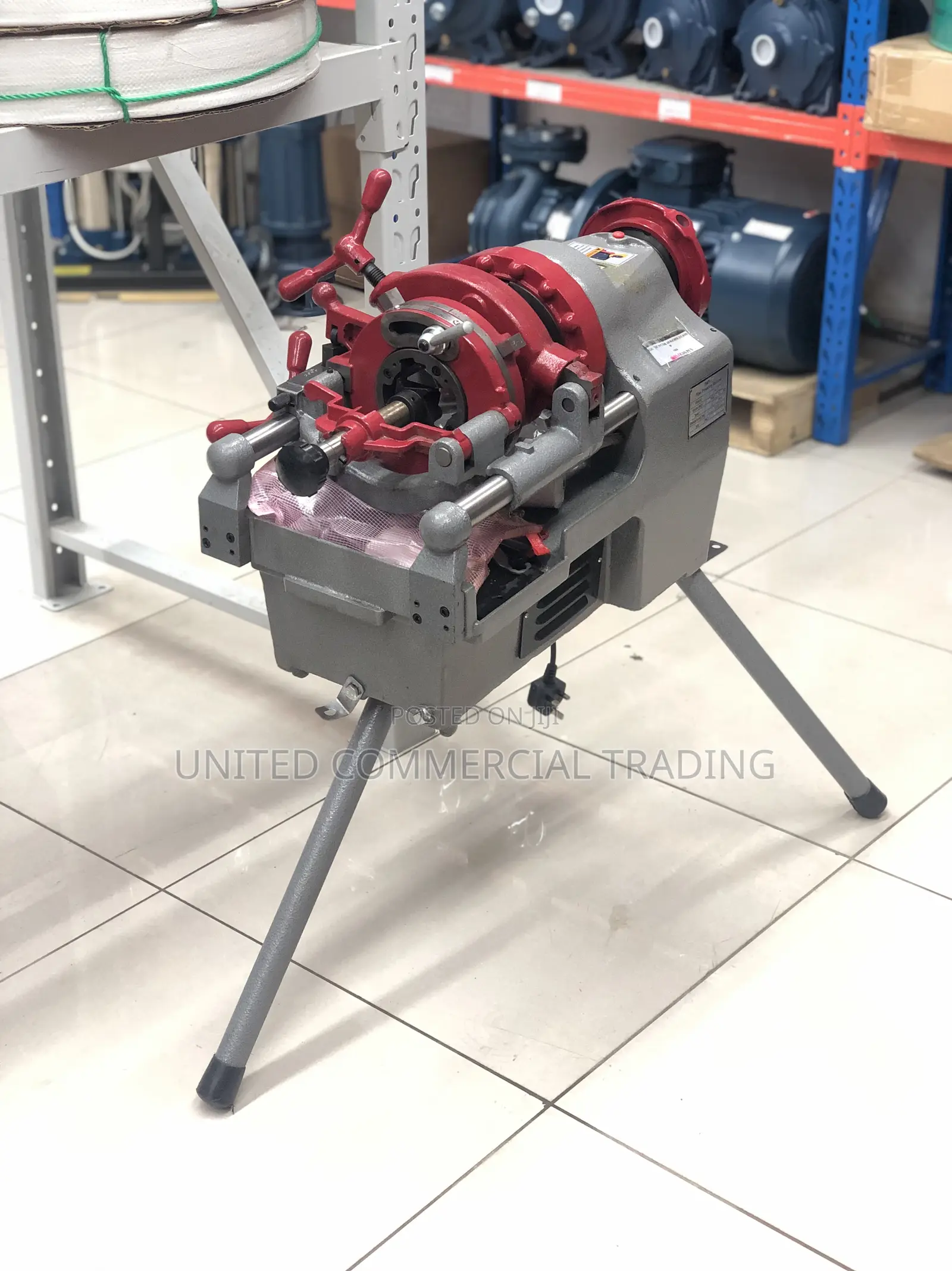 Electric Pipe Thread Machine