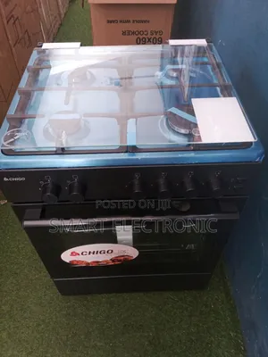 Brand New 60×60 Affordable Gas Cooker Chigo 4burner
