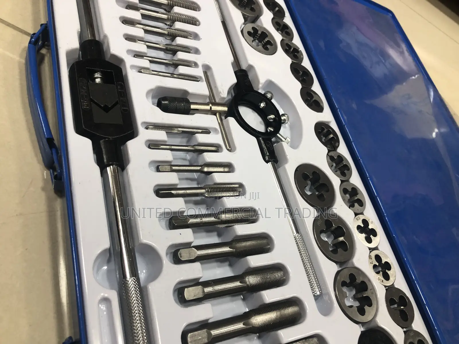 Tipe 40pcs Tap and Die Set Sae Alloy Steel Large
