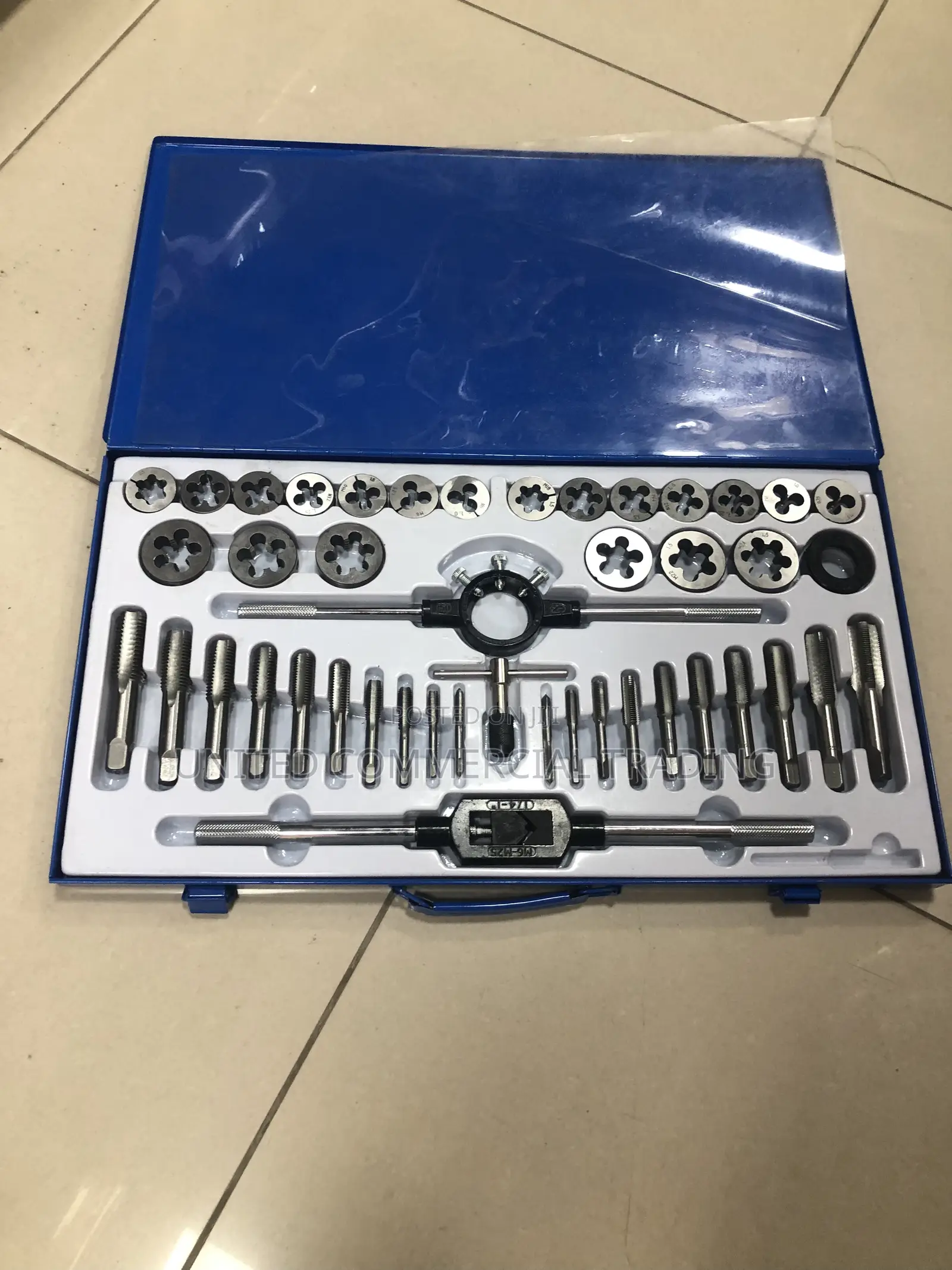 Tipe 40pcs Tap and Die Set Sae Alloy Steel Large