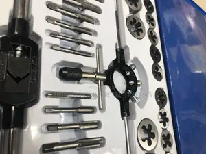 Tipe 40pcs Tap and Die Set Sae Alloy Steel Large