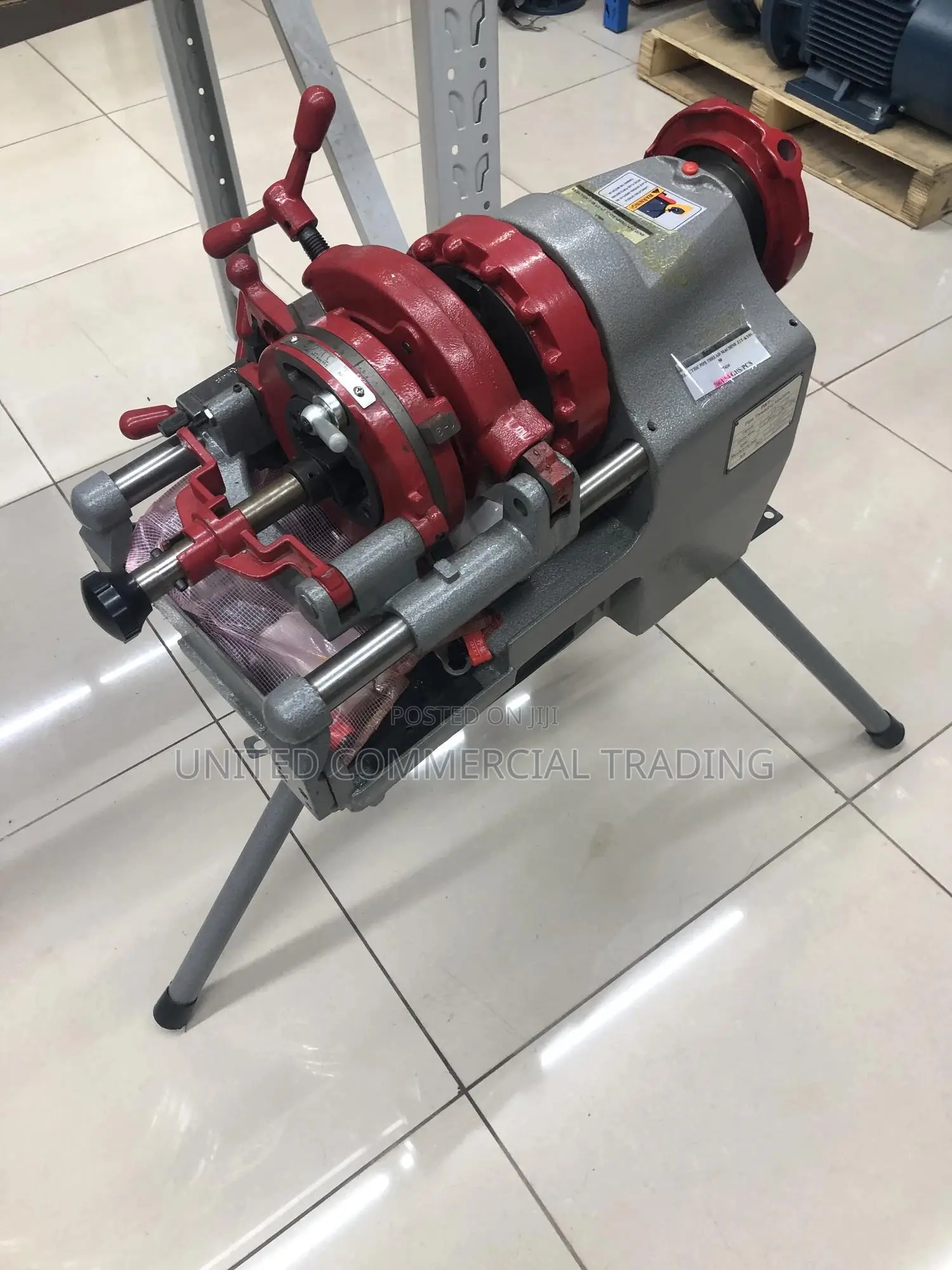 Electric Pipe Thread Machine