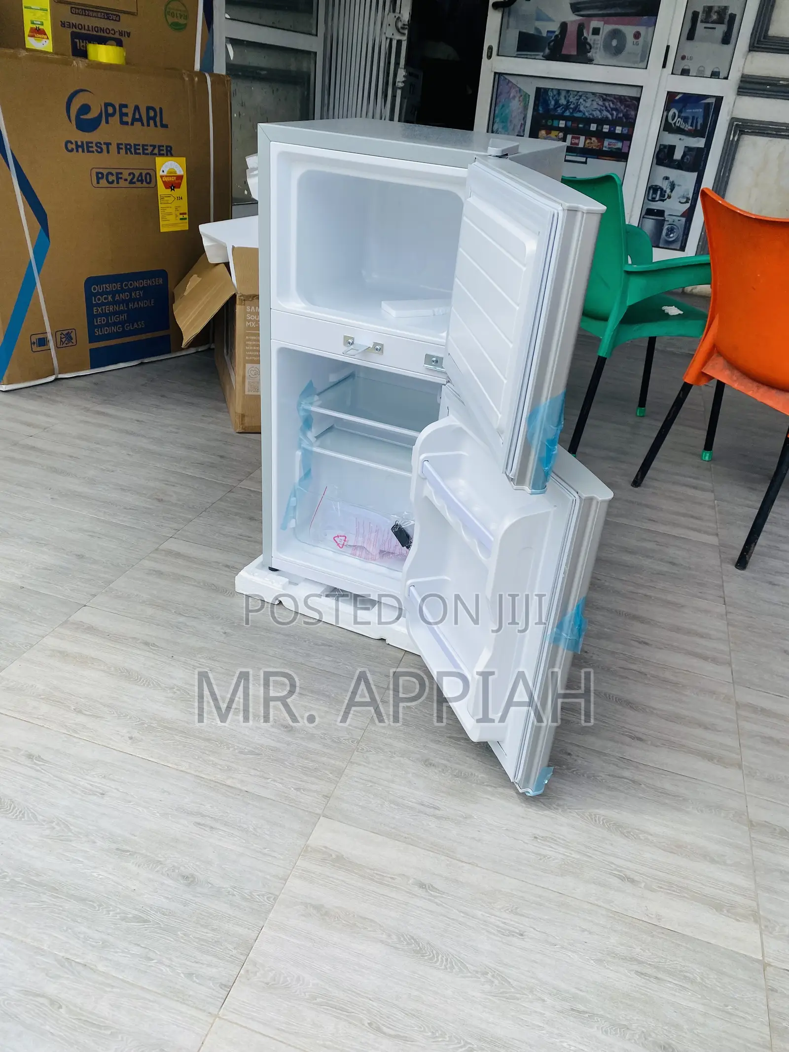 Purchase Original Nasco Nasf2-120 Top Freezer Fridge,Gray.